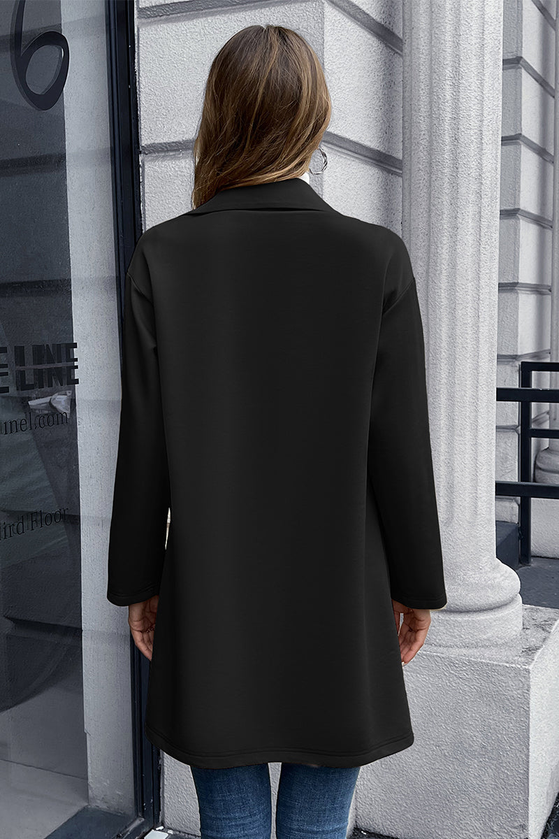 She Wears Glory “Seated in Authority” Double-Breasted Lapel Blazer - She Wears Glory Beverly Hills