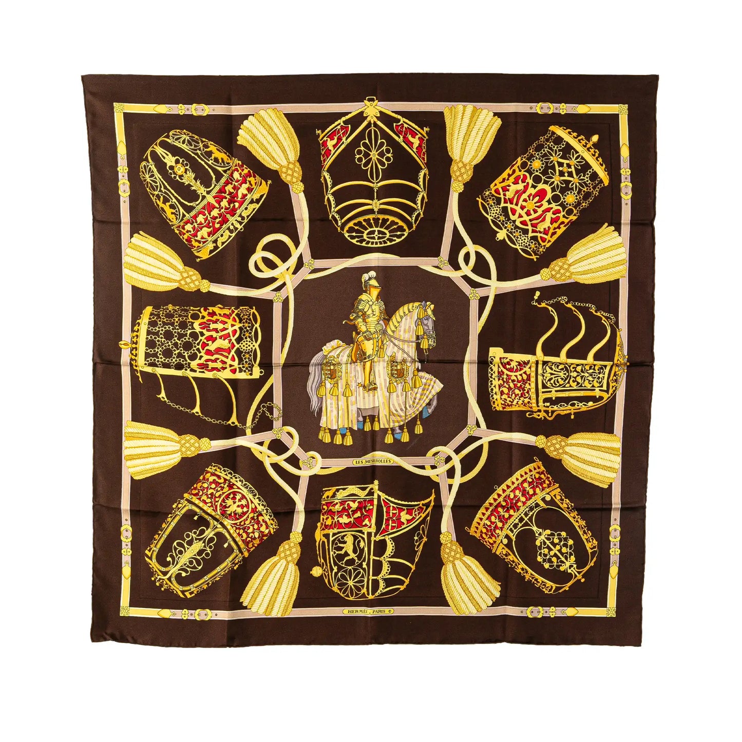 Hermès Les Muserolles Silk Scarf