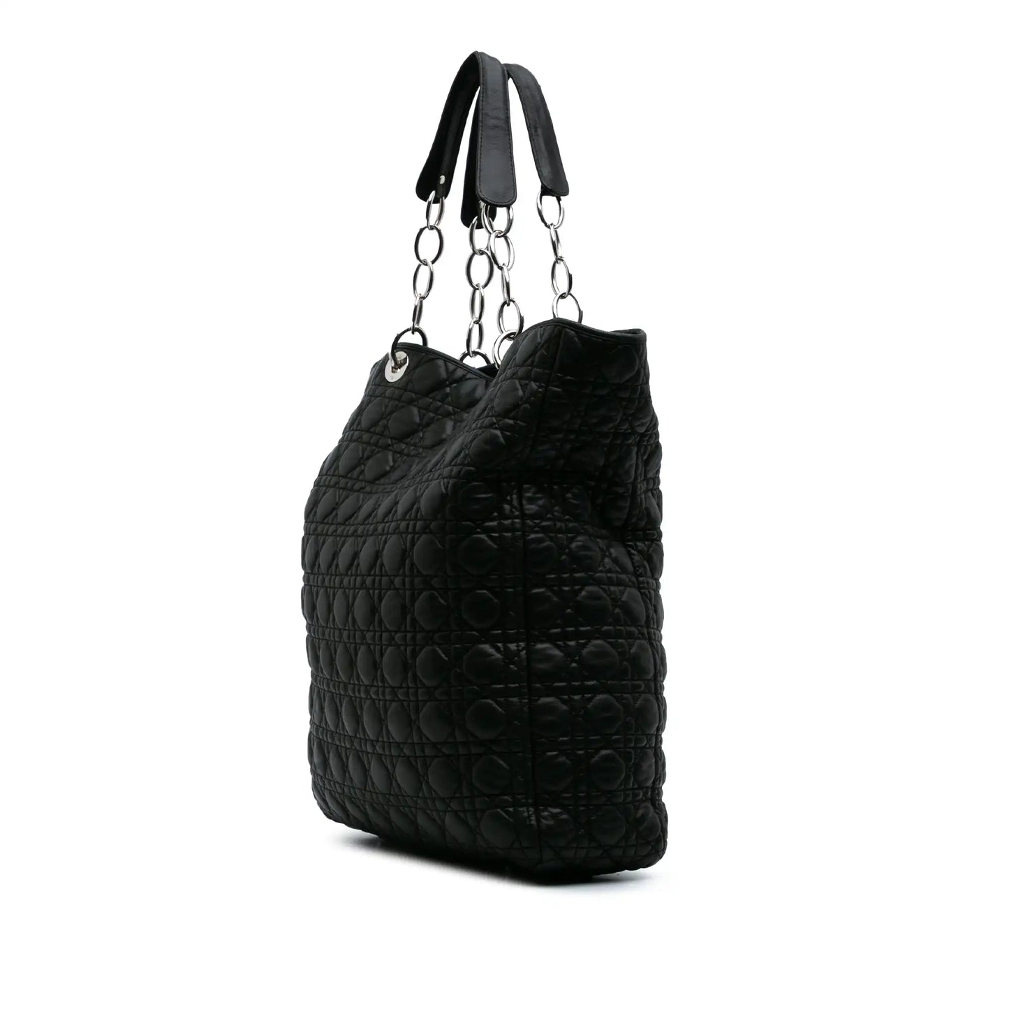Dior Lambskin Cannage Lady Dior Soft Shopping Tote