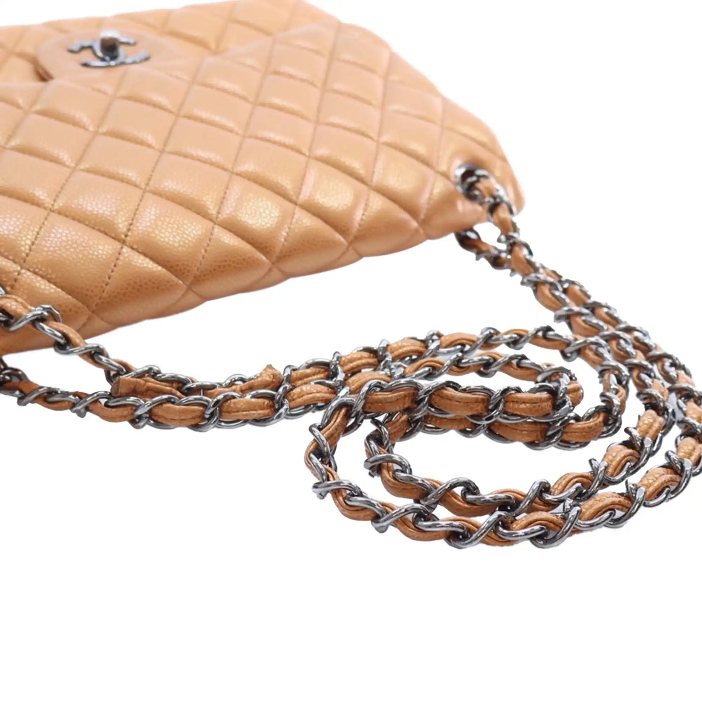 Chanel Jumbo Classic Iridescent Caviar Double Flap