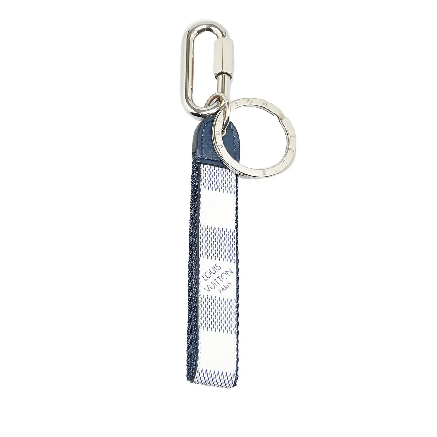 Louis Vuitton Damier Azur Coastline Matchpoint Dragonne Key Chain