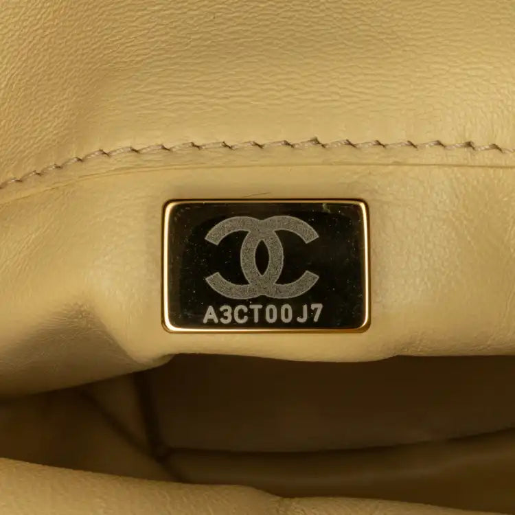 Chanel Mini Lambskin Pending CC Bucket Bag