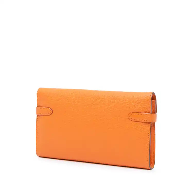 Hermès Chevre Mysore Kelly Longue Wallet