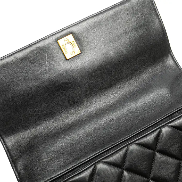 Chanel Medium Lambskin Kelly Top Handle Bag