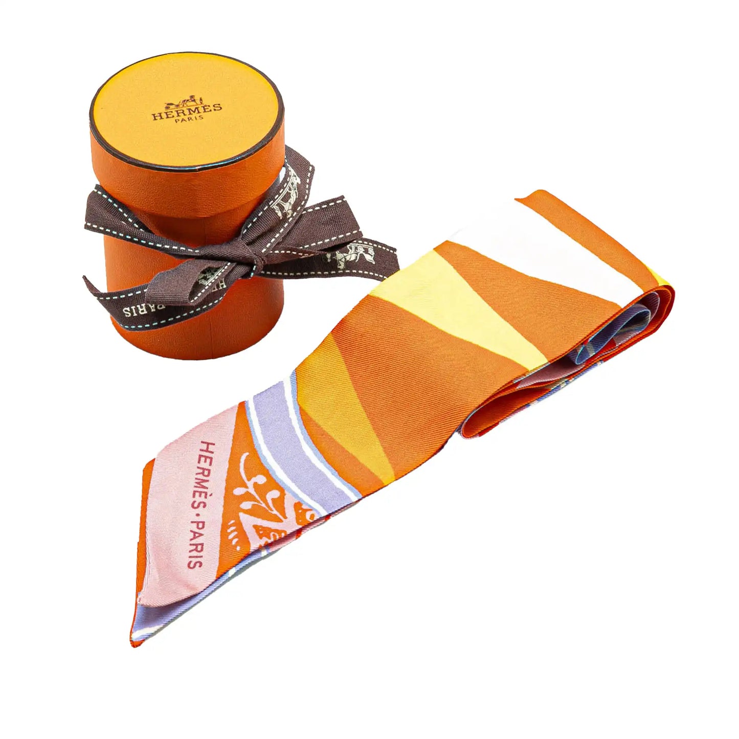 Hermès Jeu de Soie Silk Twilly Scarf