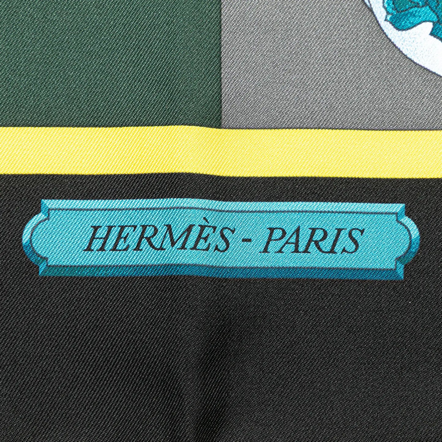 Hermès Harnais De Cour Silk Scarf