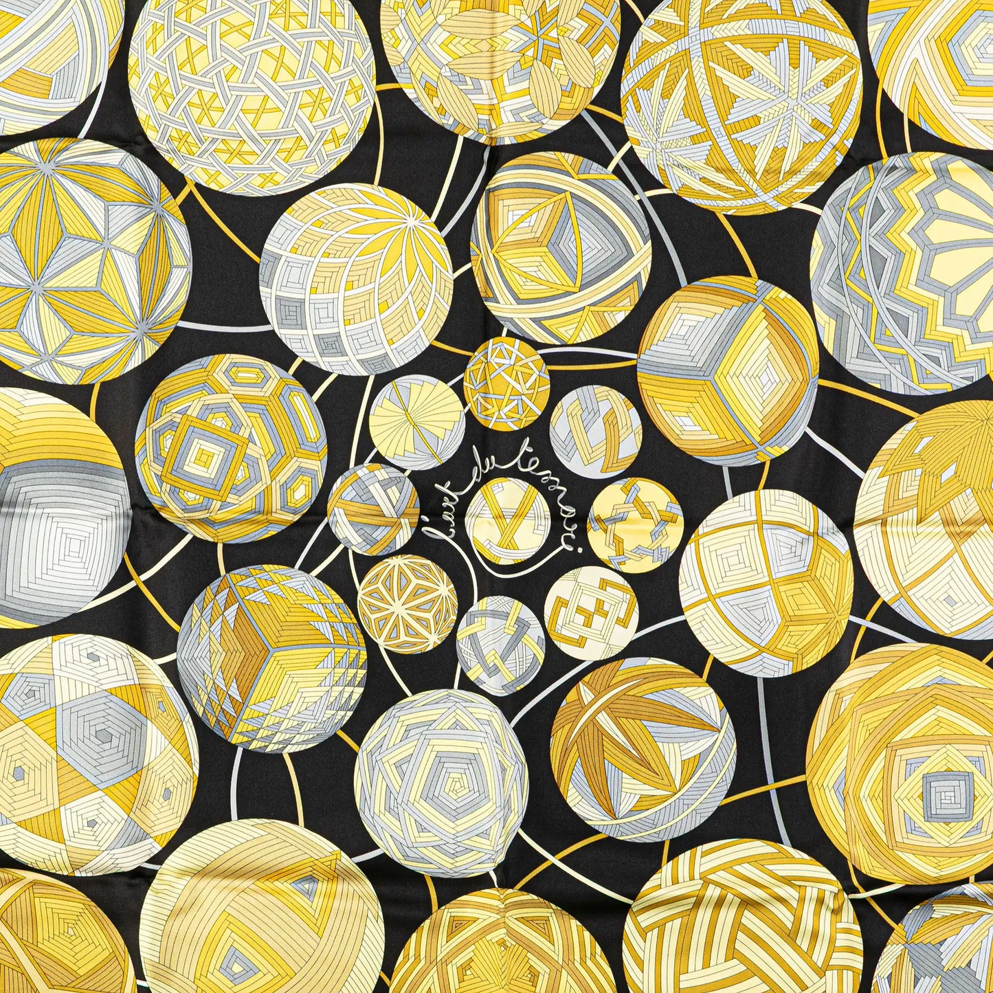 Hermès L'Art du Temari Silk Scarf