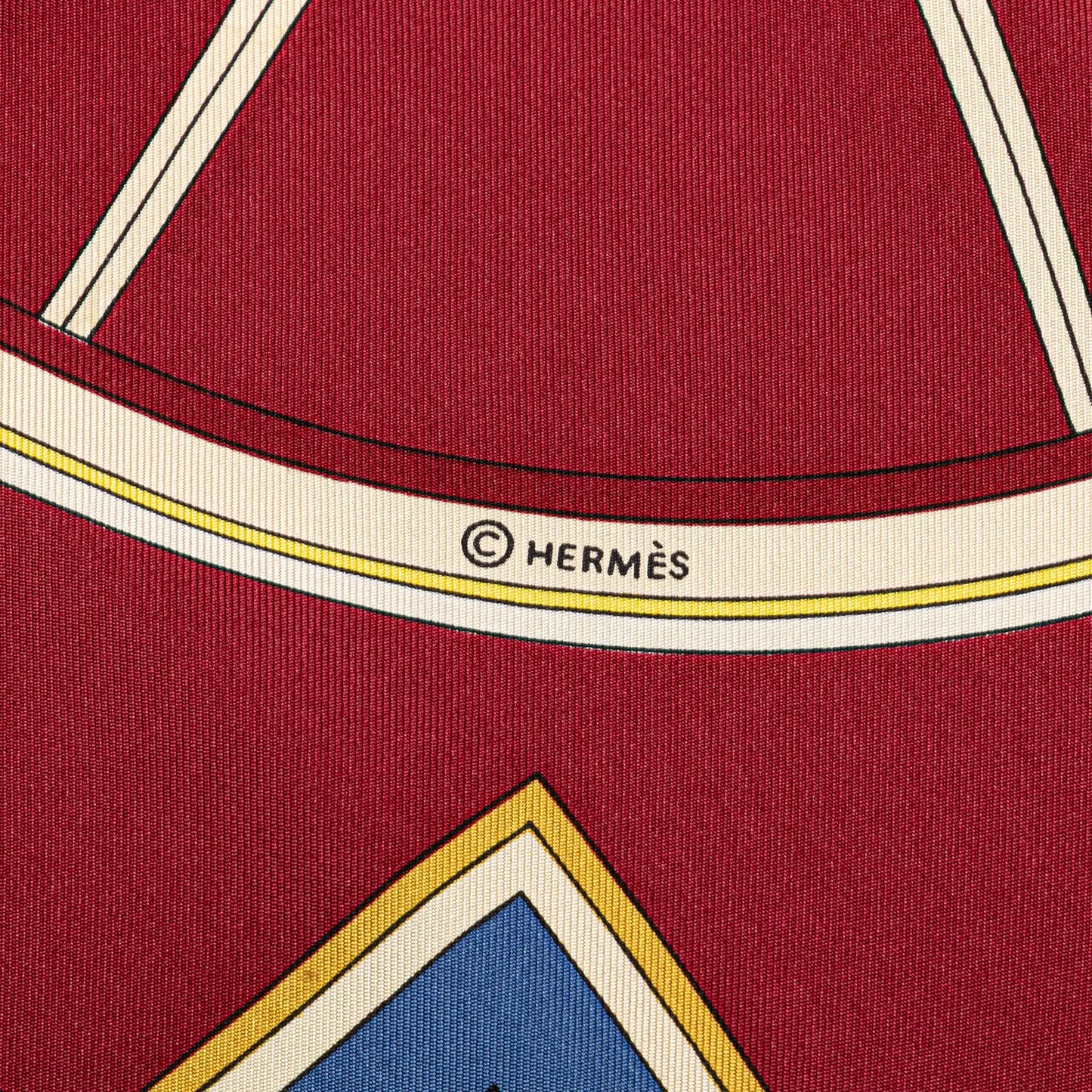 Hermès Washingtons Carriage Silk Scarf