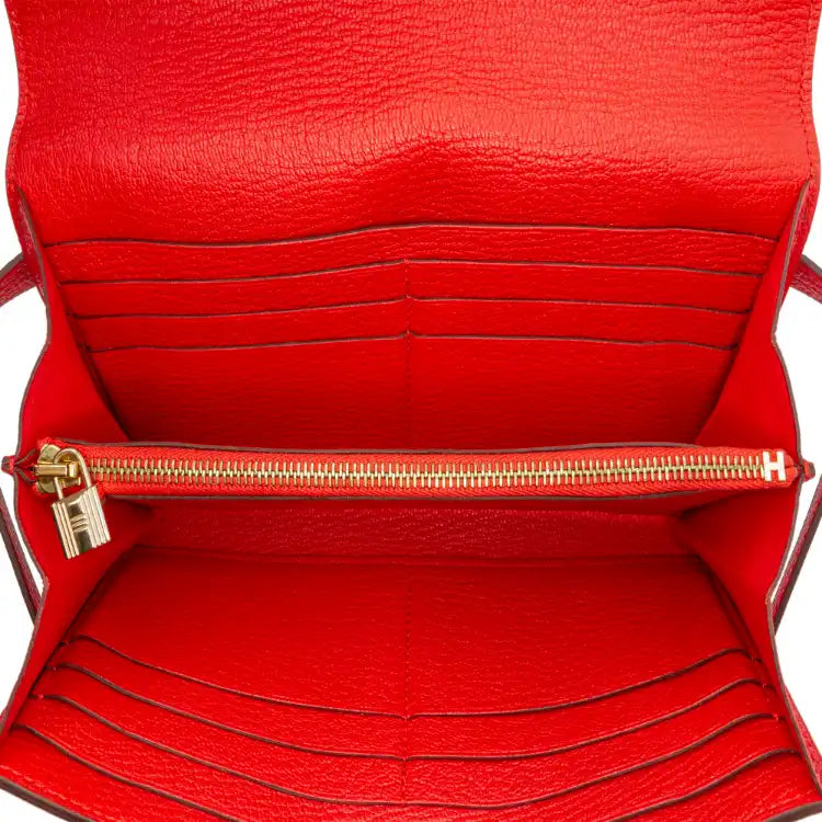 Hermès Chevre Mysore Kelly Longue Wallet