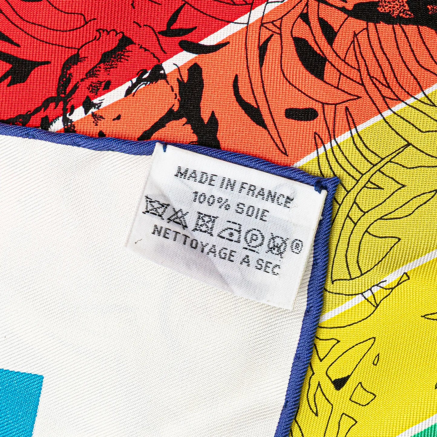 Hermès Jungle Love Rainbow Silk Scarf