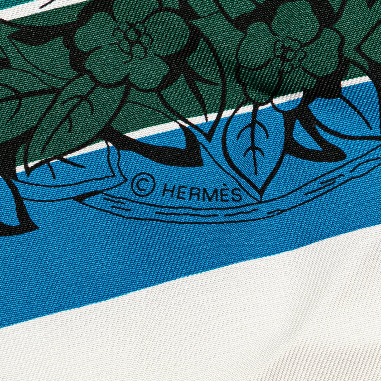 Hermès Jungle Love Rainbow Silk Scarf