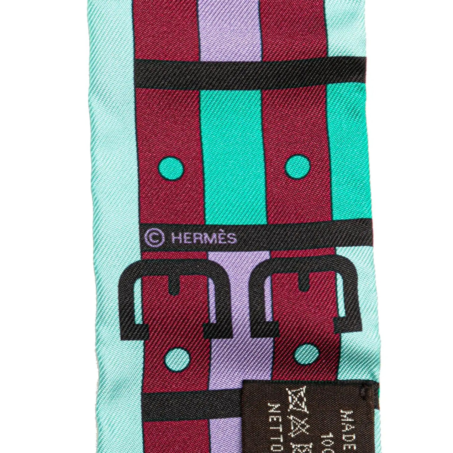 Hermès Rocabar Silk Twilly Scarf