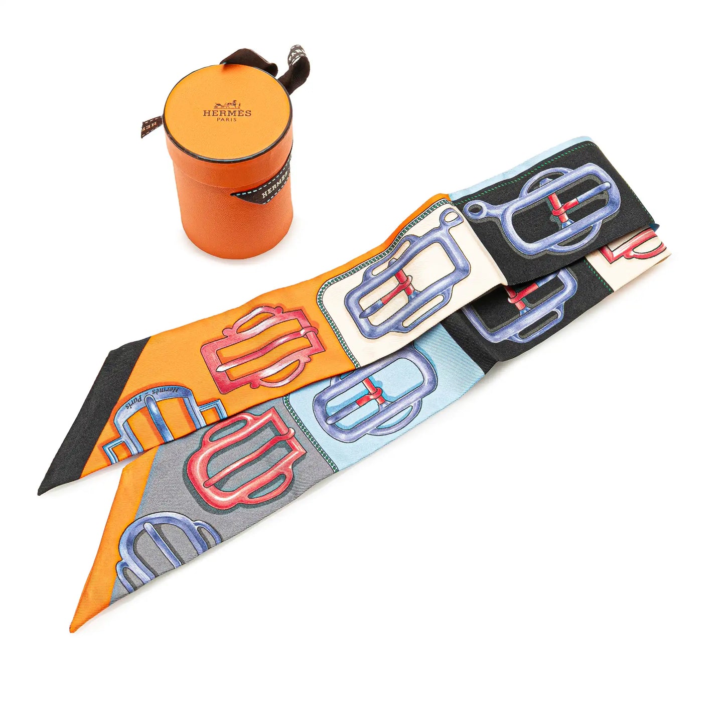 Bouclerie D'Attelage Silk Twilly Scarf