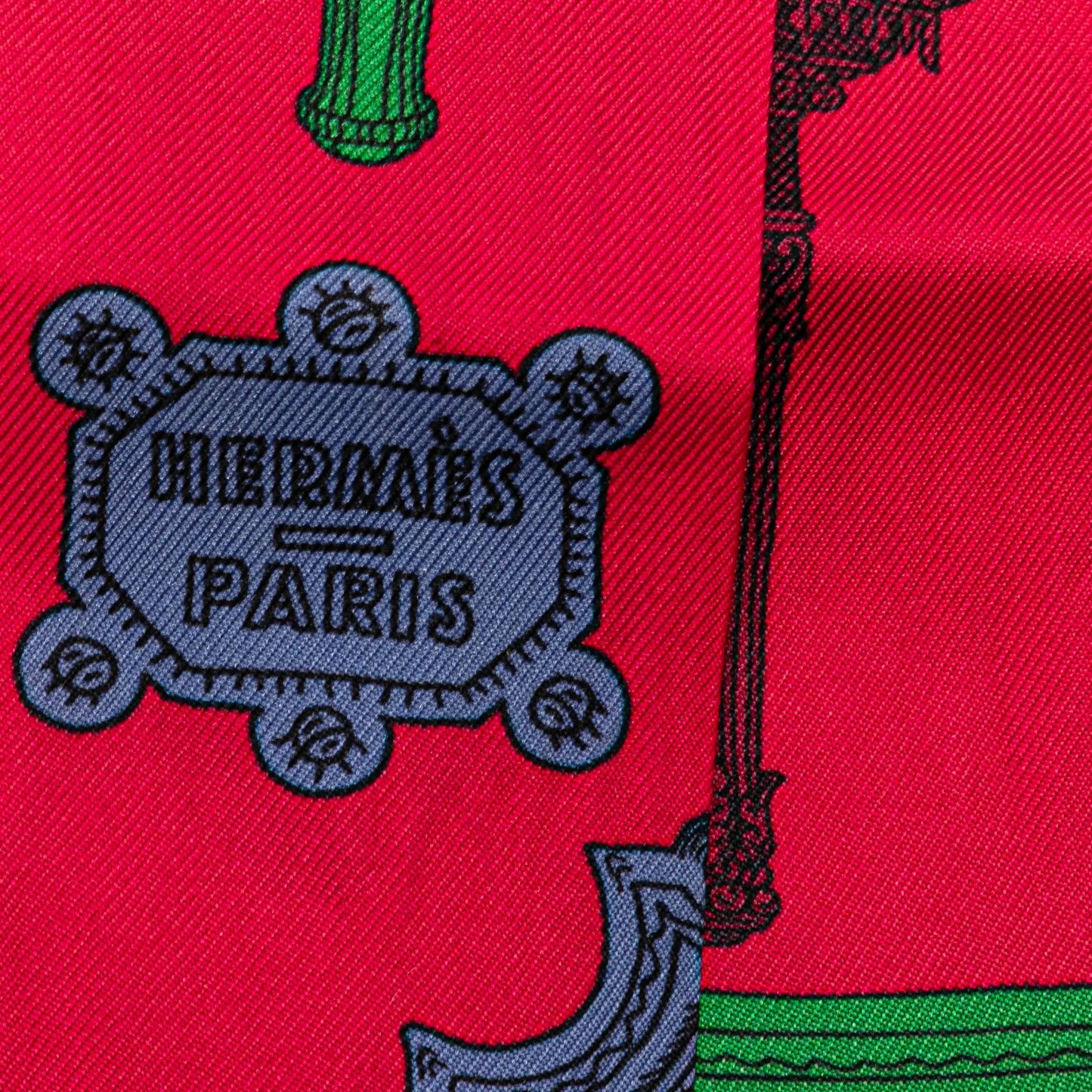 Hermès Merveilleuses Lanternes Twilly Silk Scarf