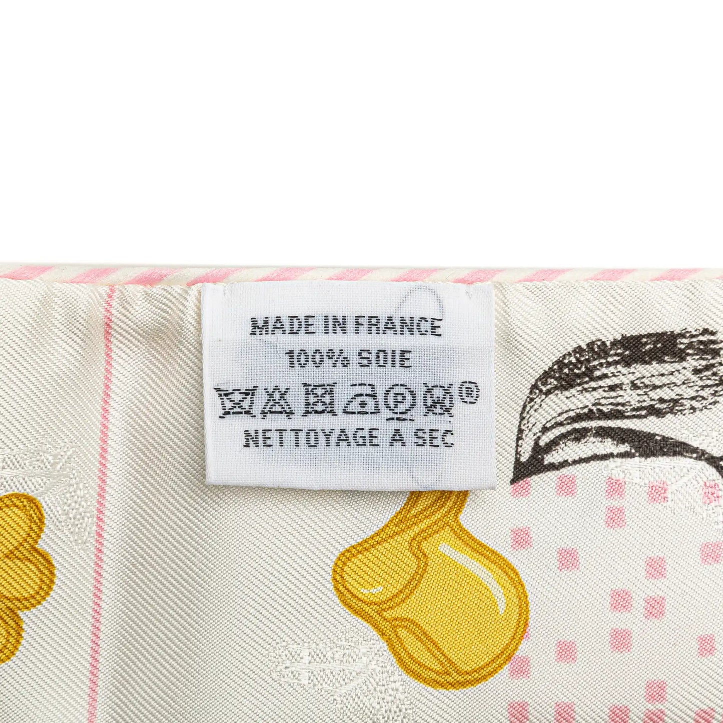 Hermès Garde Robe Pop Charms Twilly Silk Scarf