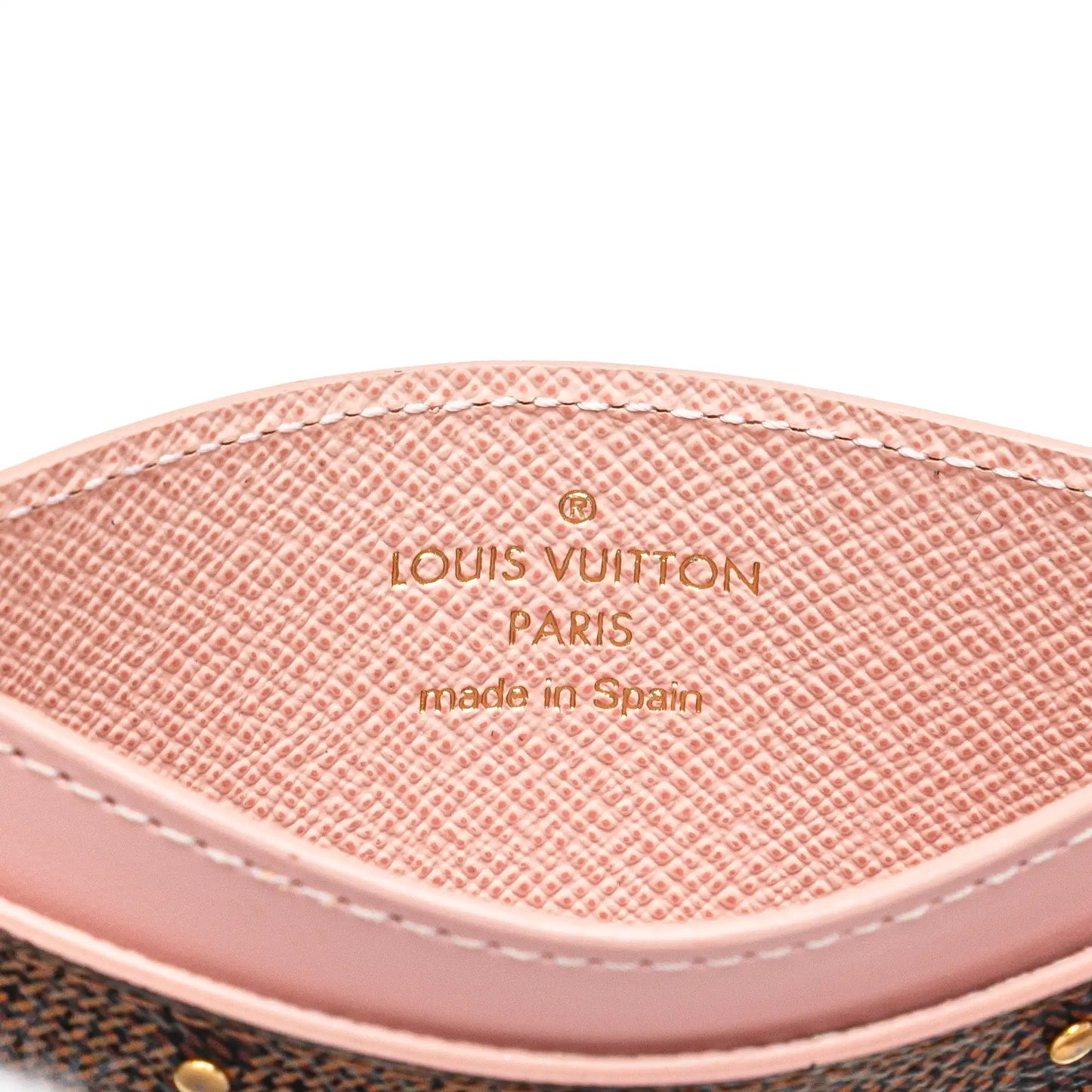 Louis Vuitton Damier Ebene Studded Card Holder