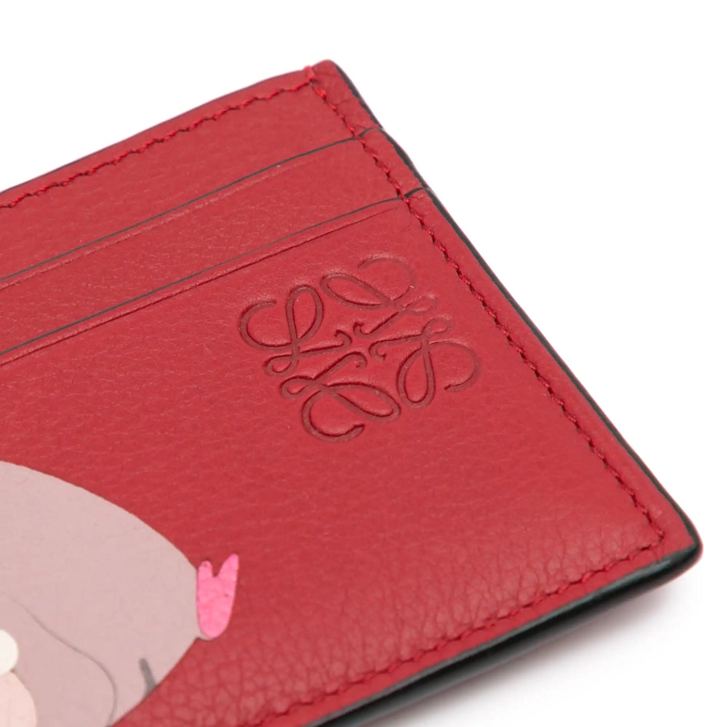 LOEWE Studio Ghibli Spirited Away Leather Boh Rat Card Holder