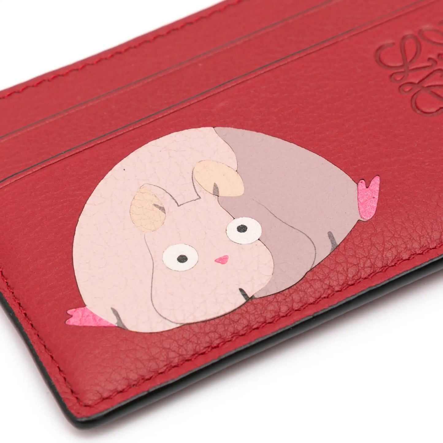 LOEWE Studio Ghibli Spirited Away Leather Boh Rat Card Holder