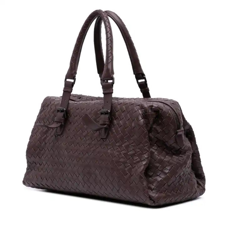 Bottega Veneta Nappa Intrecciato Boston Bag