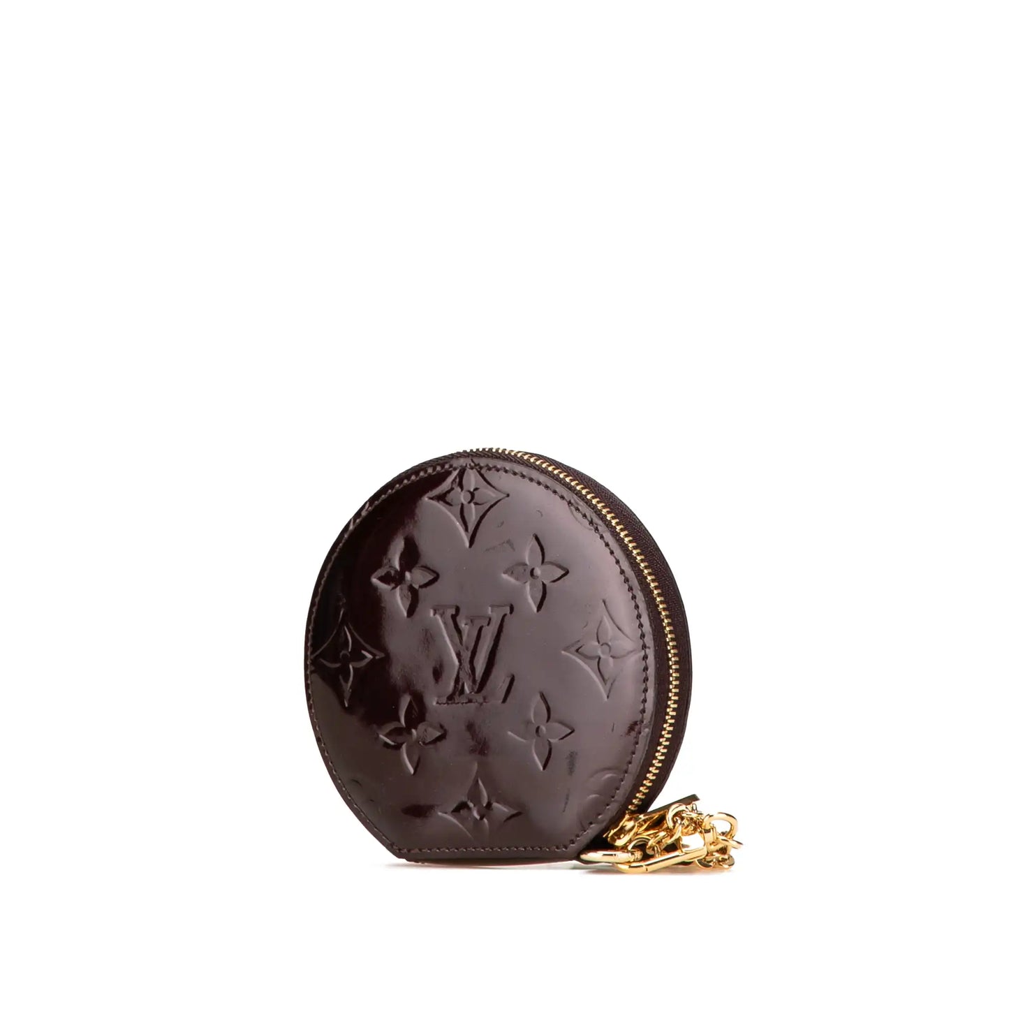 Louis Vuitton Monogram Vernis Round Coin Pouch