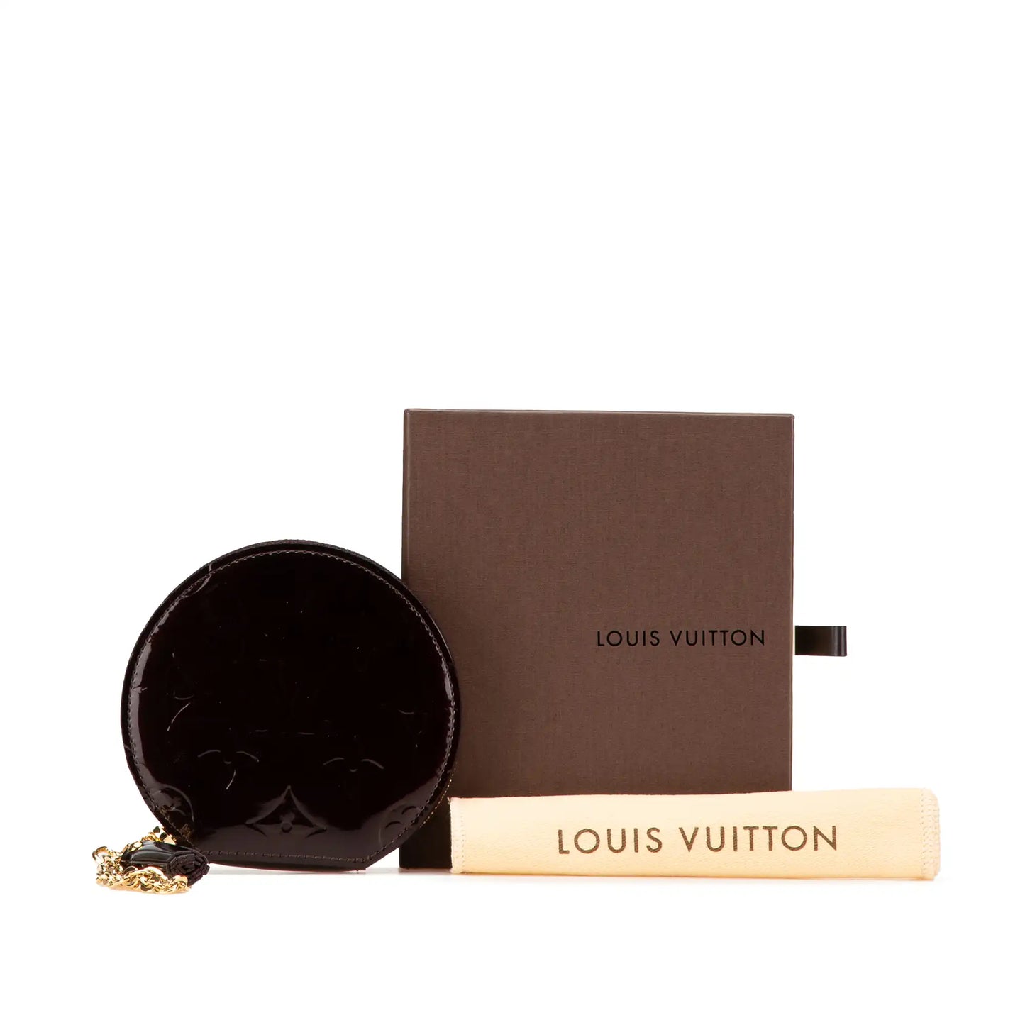 Louis Vuitton Monogram Vernis Round Coin Pouch