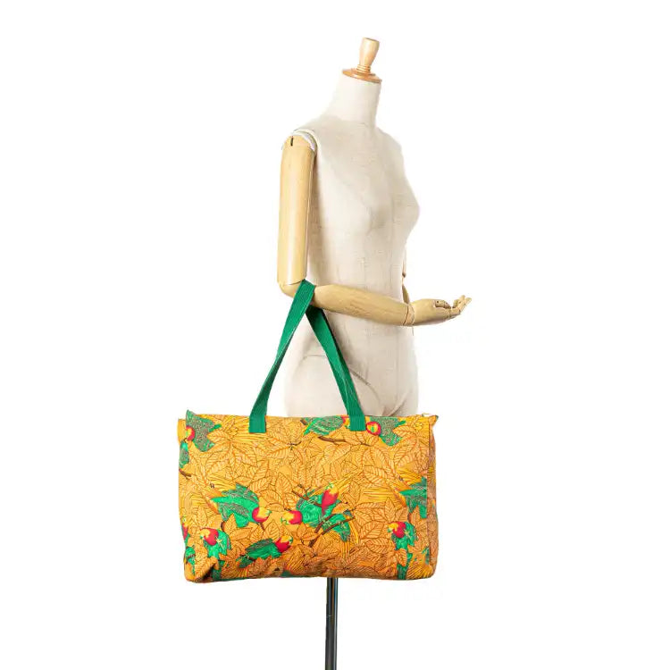 Hermès Toile Les Perroquets Tote