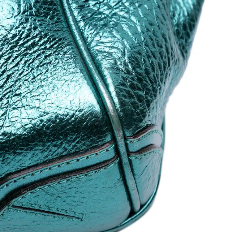 Burberry Metallic Calfskin Blaze Handbag