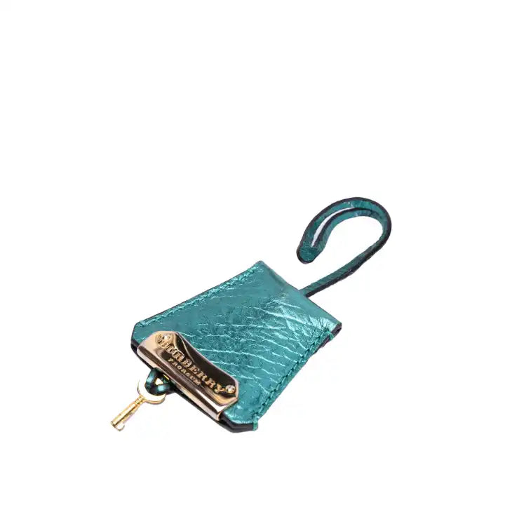 Burberry Metallic Calfskin Blaze Handbag