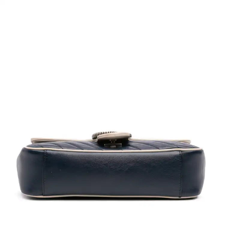 Gucci Small GG Marmont Matelasse Leather Torchon Flap Crossbody