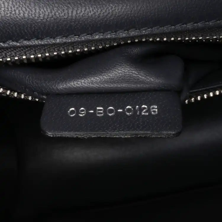 Dior Medium Metallic Patent Microcannage Diorama Crossbody