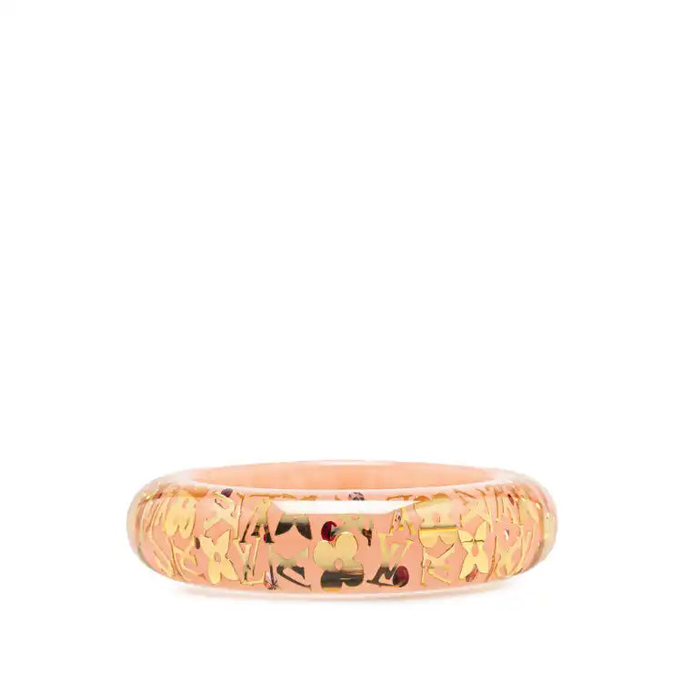 Louis Vuitton Monogram Resin Inclusion Bangle