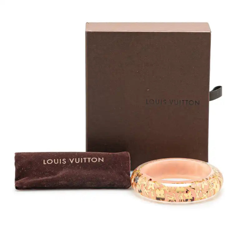 Louis Vuitton Monogram Resin Inclusion Bangle
