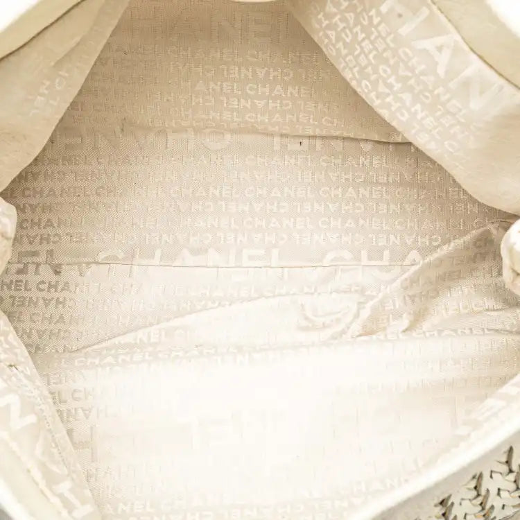 Chanel CC Woven Caviar Shoulder Bag