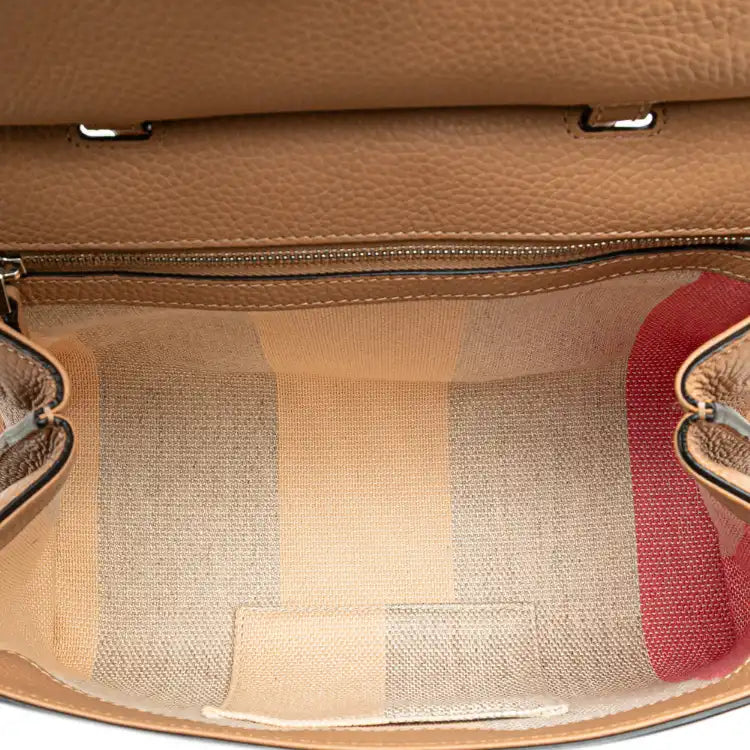 Gucci Small Leather Bamboo Daily Satchel