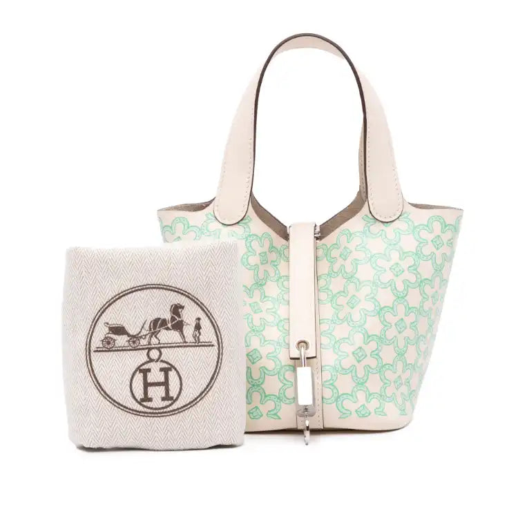 Hermès Micro Swift Lucky Daisy Picotin Lock 14