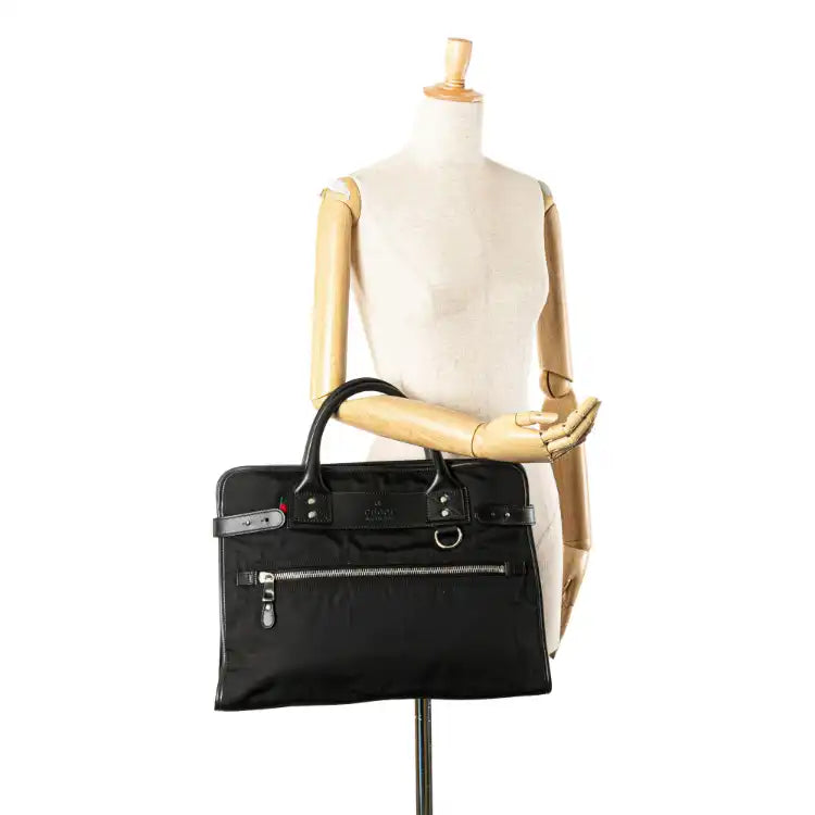 Gucci Web Nylon Business Bag