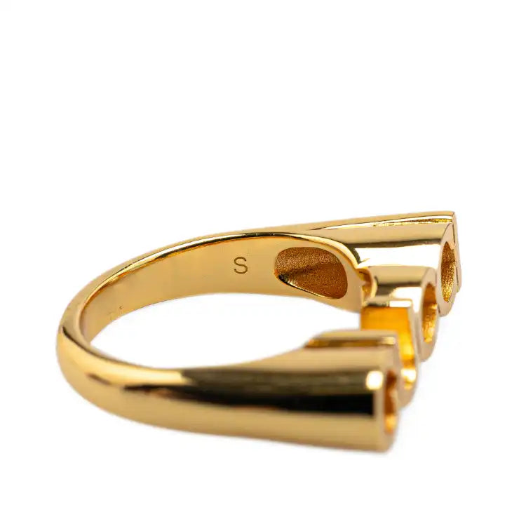 Gucci Gold Plated GUCCI Letter Ring
