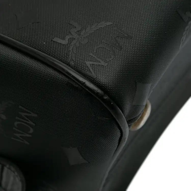 MCM Visetos Nylon Boston Bag
