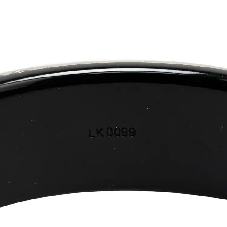 Louis Vuitton Wide Monogram Resin Inclusion Bangle