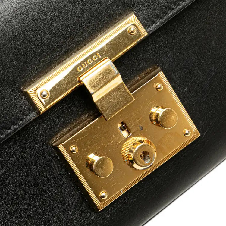 Gucci Small Leather Padlock Crossbody