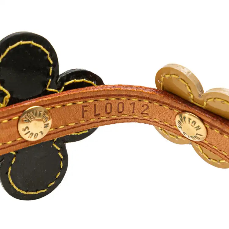Louis Vuitton Leather Flower Lexington Choker