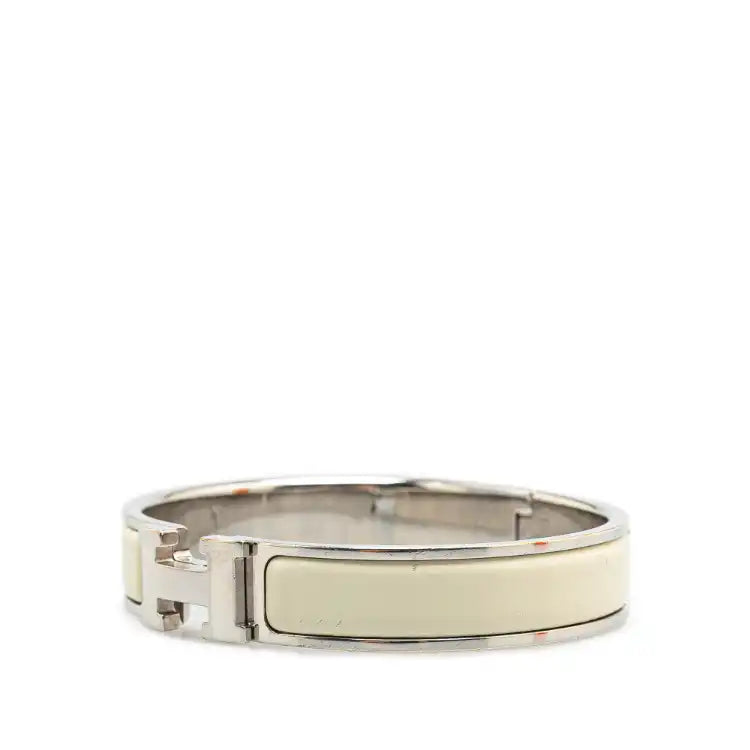 Hermès Narrow Enamel Clic H Bracelet PM