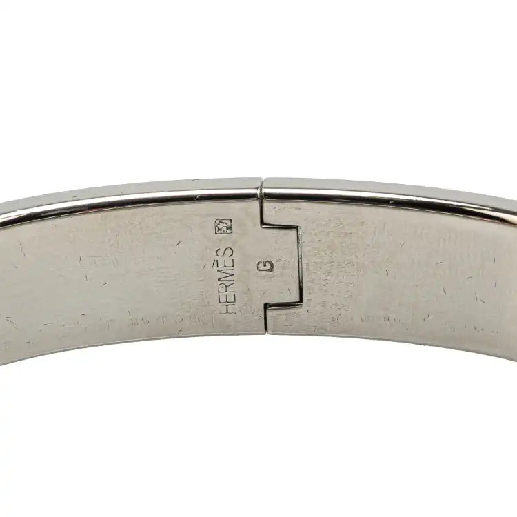 Hermès Narrow Enamel Clic H Bracelet GM