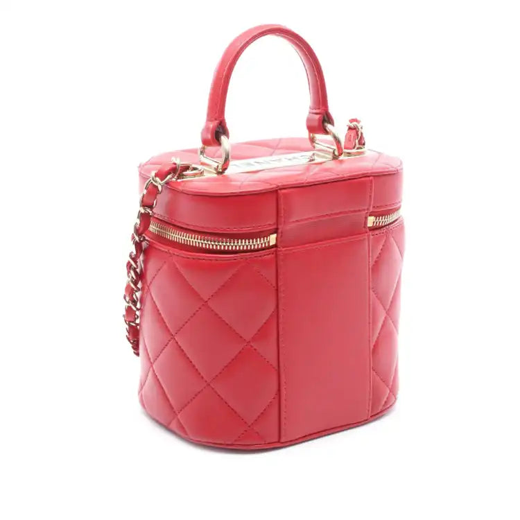 Chanel Quilted Lambskin Trendy CC Vanity Case