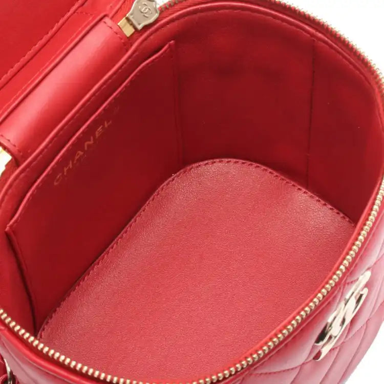 Chanel Quilted Lambskin Trendy CC Vanity Case