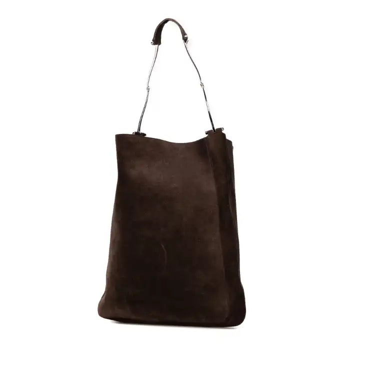 Gucci Suede Horsebit Chain Hobo