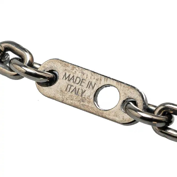 Louis Vuitton Stainless Steel Monogram Bold Necklace