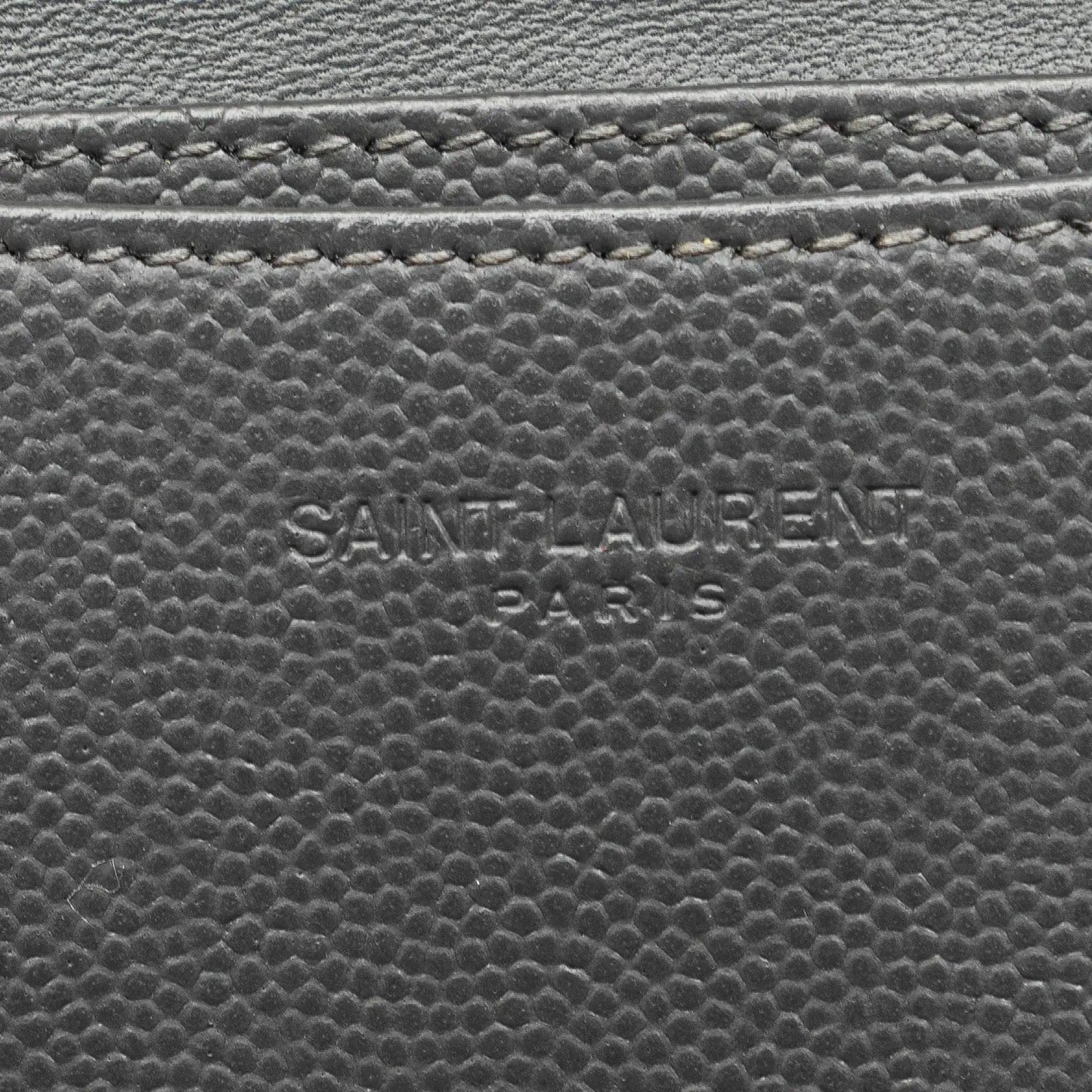 Saint Laurent Grain de Poudre Business Card Holder