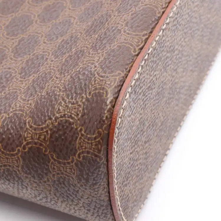 Celine Macadam Coated Canvas Vanity Bag