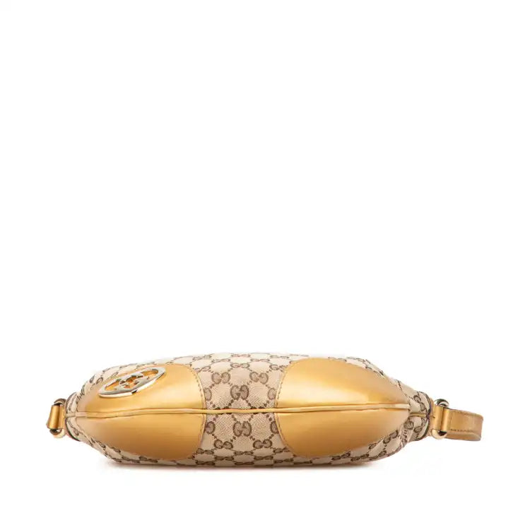 Gucci Small GG Canvas Lovely Heart Crossbody